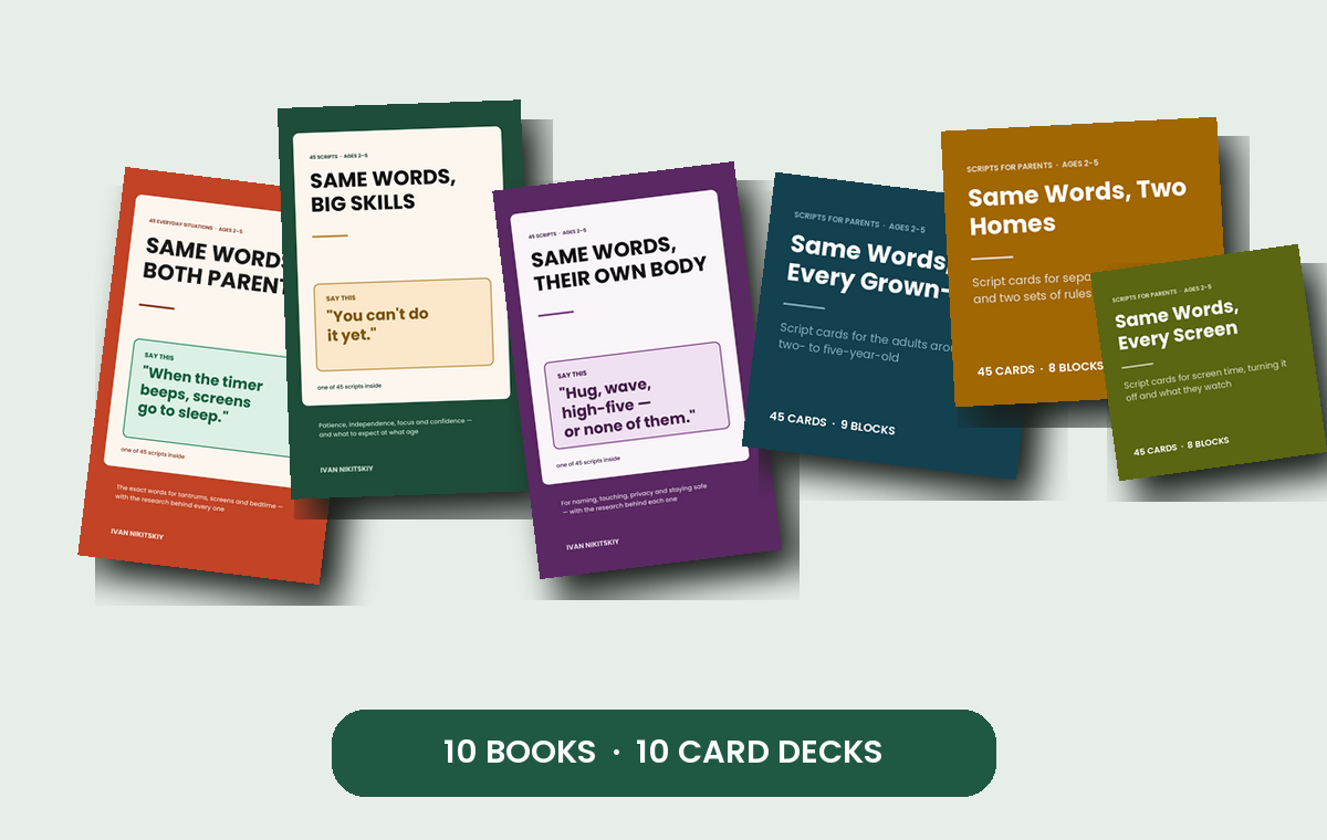 Same Words books and card decks